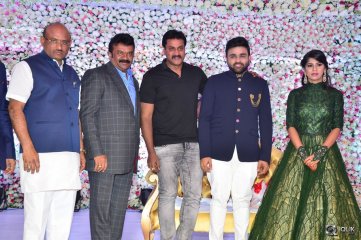 Celebs at Talasani Srinivas Yadav Daughter Wedding Reception